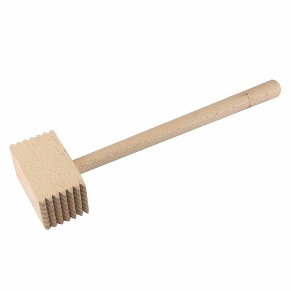 Wooden Meat Hammer Pine Double Sided Knocking Hammer 4051 (Parcel Rate)