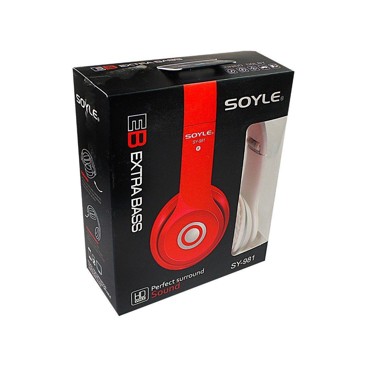 SOYLE 981 HD SOUND AND EXTRA BASS  3117 (Parcel Rate)