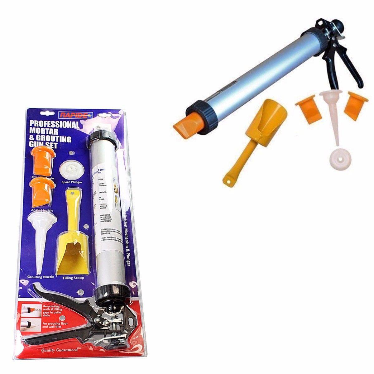 Professional Mortar And Grouting Gun Set Diy Home  1730 (Parcel Rate)