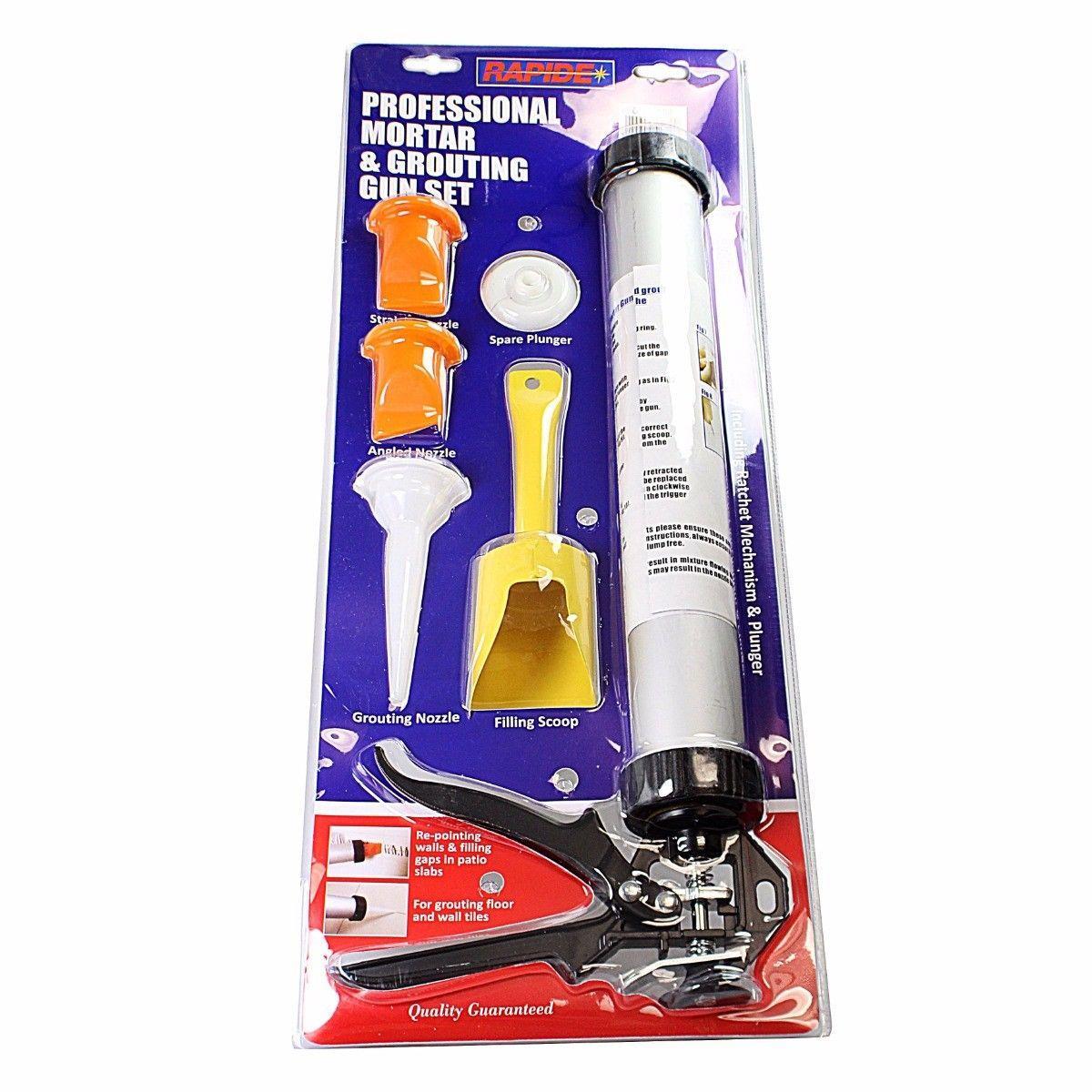 Professional Mortar And Grouting Gun Set Diy Home  1730 (Parcel Rate)