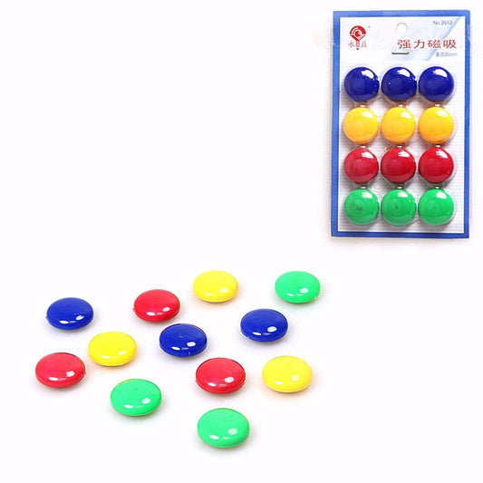 12 Pack Assorted Novelty Magnetic Fridge Nails 3568 (Large Letter Rate)