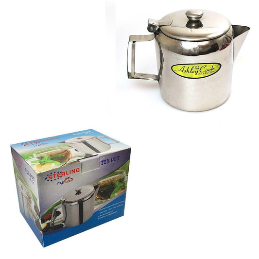 Metal Sterling Kitchen Tea Pot/ Coffee Pot 48 oz  1101 (Parcel Rate)