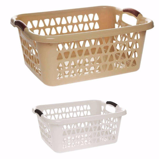 Home Rectangular Laundry Basket Storage Basket Multipurpose Use Random Sent 5101