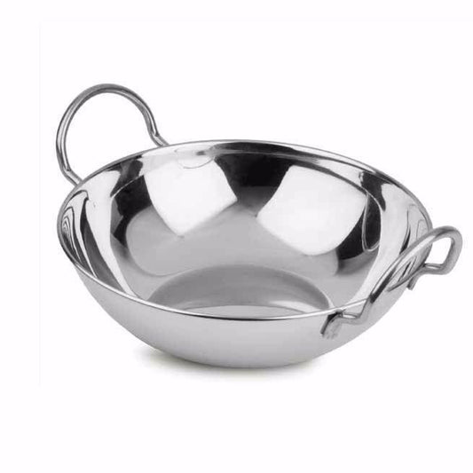 24cm Kitchen Curry Dish Steel  2561 (Parcel Rate)