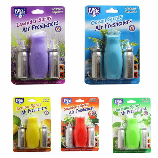 Franck Spray Air Fresheners Assorted Fragrances Home Bathroom Kitchen Assorted Scents 1412 (Large Letter Rate)