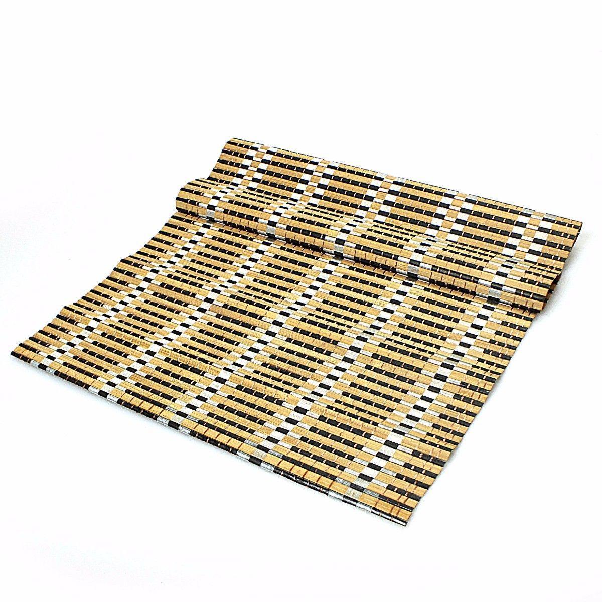 Assorted Colour Rattan Style Placemat For Multipurpose Use Home Kitchen 4287 (Parcel Rate)