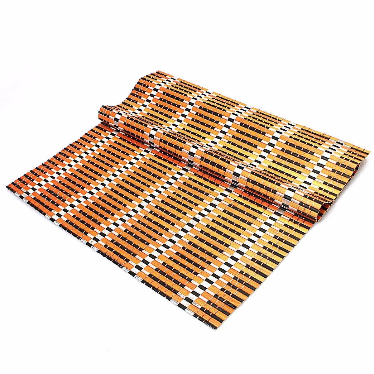 Assorted Colour Rattan Style Placemat For Multipurpose Use Home Kitchen 4287 (Parcel Rate)