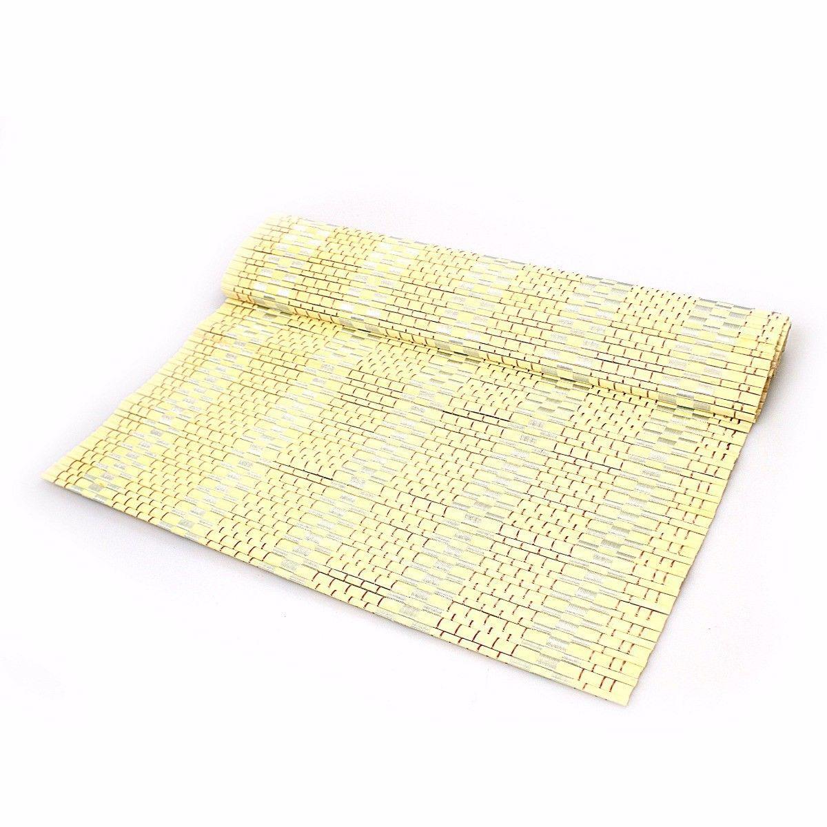 Assorted Colour Rattan Style Placemat For Multipurpose Use Home Kitchen 4287 (Parcel Rate)