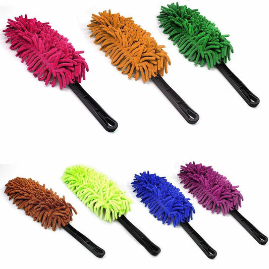 Microfiber Duster With Plastic Handle Home Cleaning 6755 (Parcel Rate)
