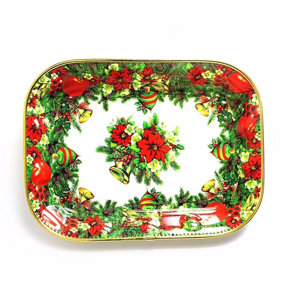 NOVELTY CHRISTMAS PARTY FOOD AND DESSERT TRAY   2774 (Parcel Rate)