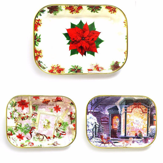 POSH CHRISTMAS PARTY FOOD AND DESSERT TRAY  2773 (Parcel Rate)