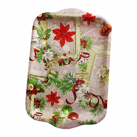 Christmas Food Tray Printed In Assorted Christmas Design 2769 (Parcel Rate)