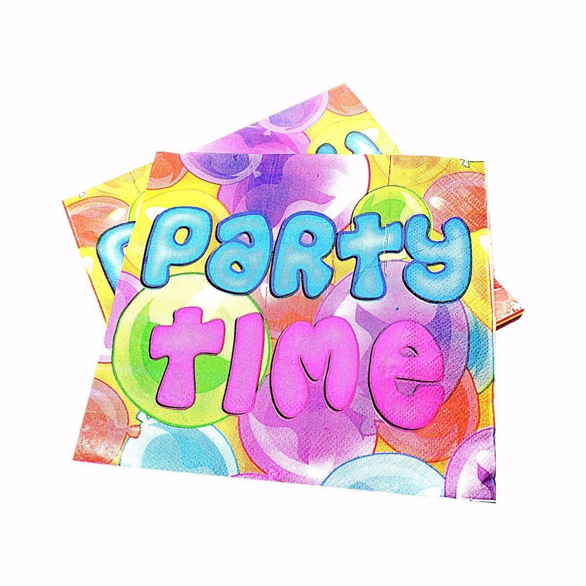 Pack of Fun Birthday Party Special Occasions Party Napkins Assorted Designs 1675 (Parcel Rate)
