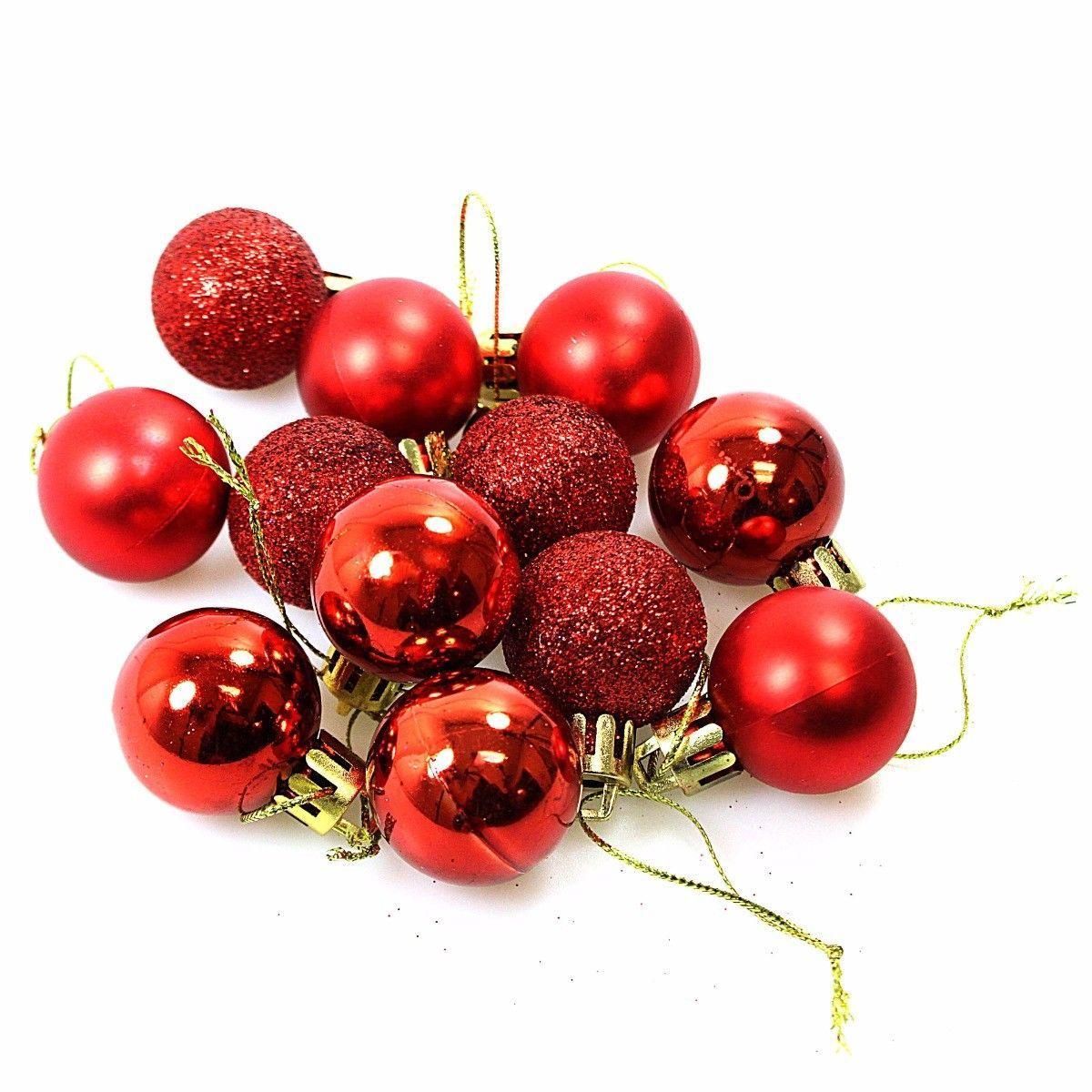 Beautiful Christmas Tree Hanging Decor Balls 12 Pack 1442 (Parcel Rate)