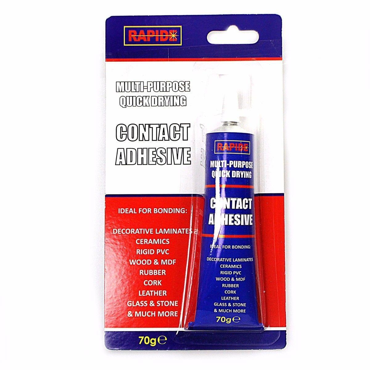 Rapide Multi Purpose Contact Adhesive 70g Diy Home 1800 (Parcel Rate)