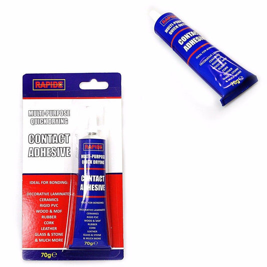 Rapide Multi Purpose Contact Adhesive 70g Diy Home 1800 (Parcel Rate)
