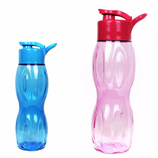 500ML CLEAR WATER BOTTLE IN ASSORTED COLOURS   1372 (Parcel Rate)