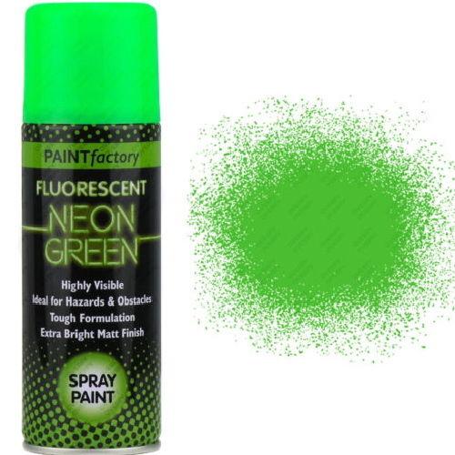 Paint Factory Fluorescent Neon Green 200ml  5391 (Parcel Rate)