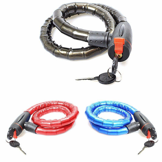 Bikers Bicycle Lock With Key 2554 (Parcel Rate)