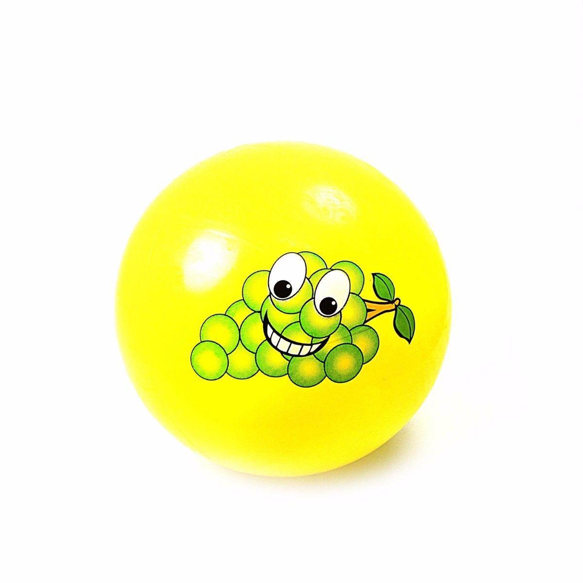 Kids Fun Assorted Colour Playing Throwining Balls With Emoji Print    1058 (Large Letter Rate)