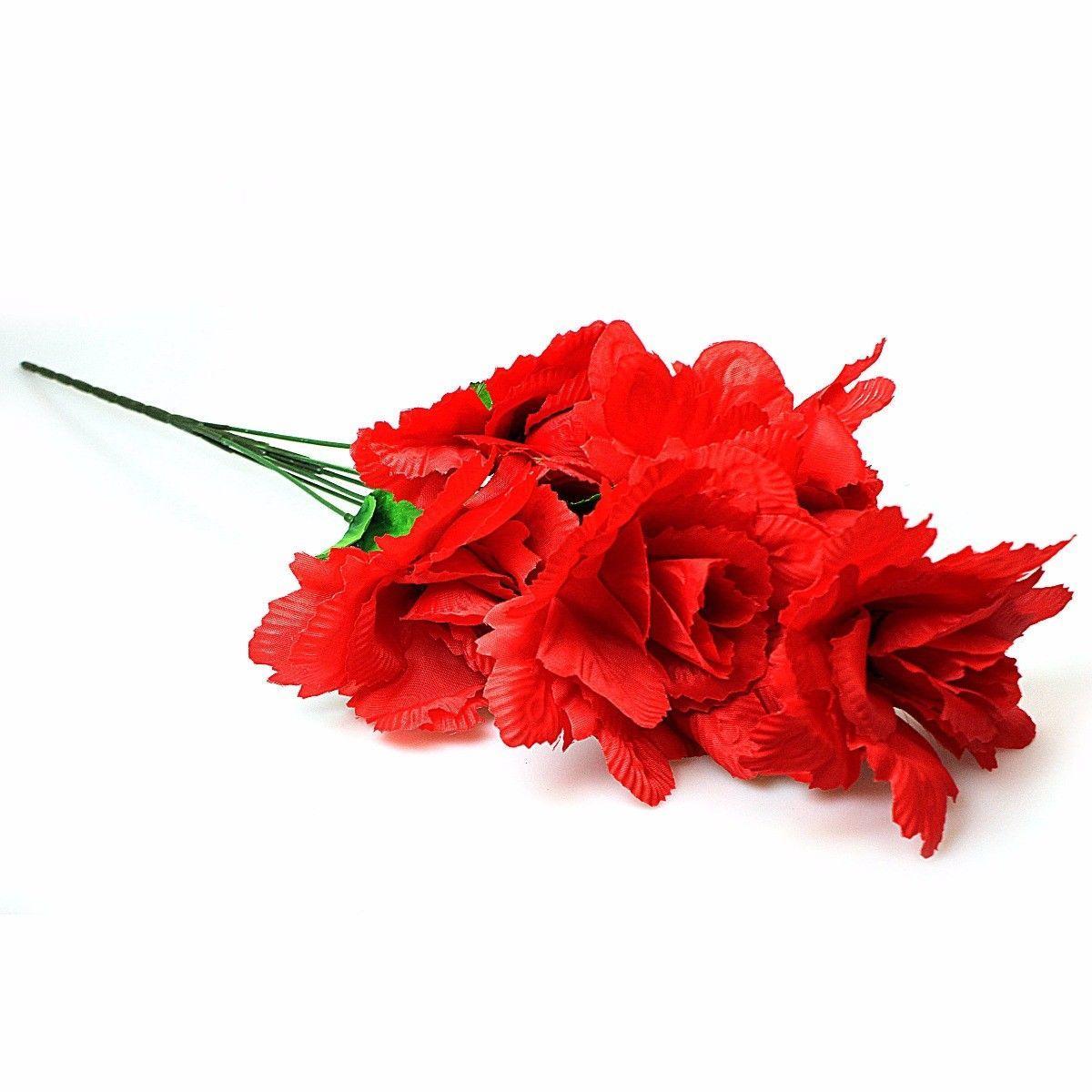 Beautiful Fancy Artificial Flower Bunch In Assorted Colours 1242 (Parcel Rate)
