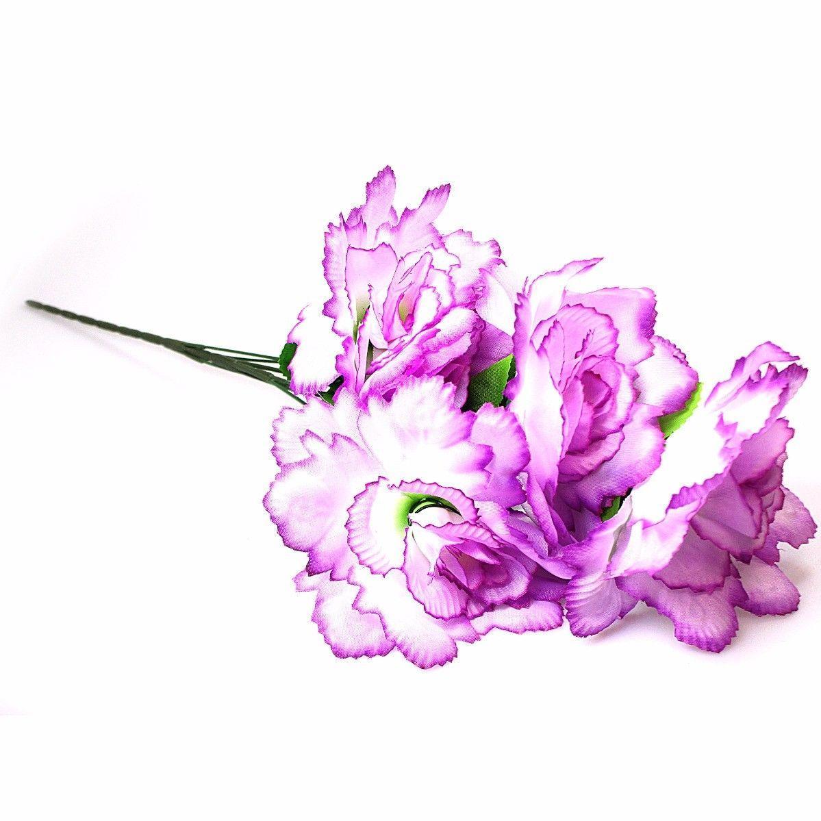 Beautiful Fancy Artificial Flower Bunch In Assorted Colours 1242 (Parcel Rate)