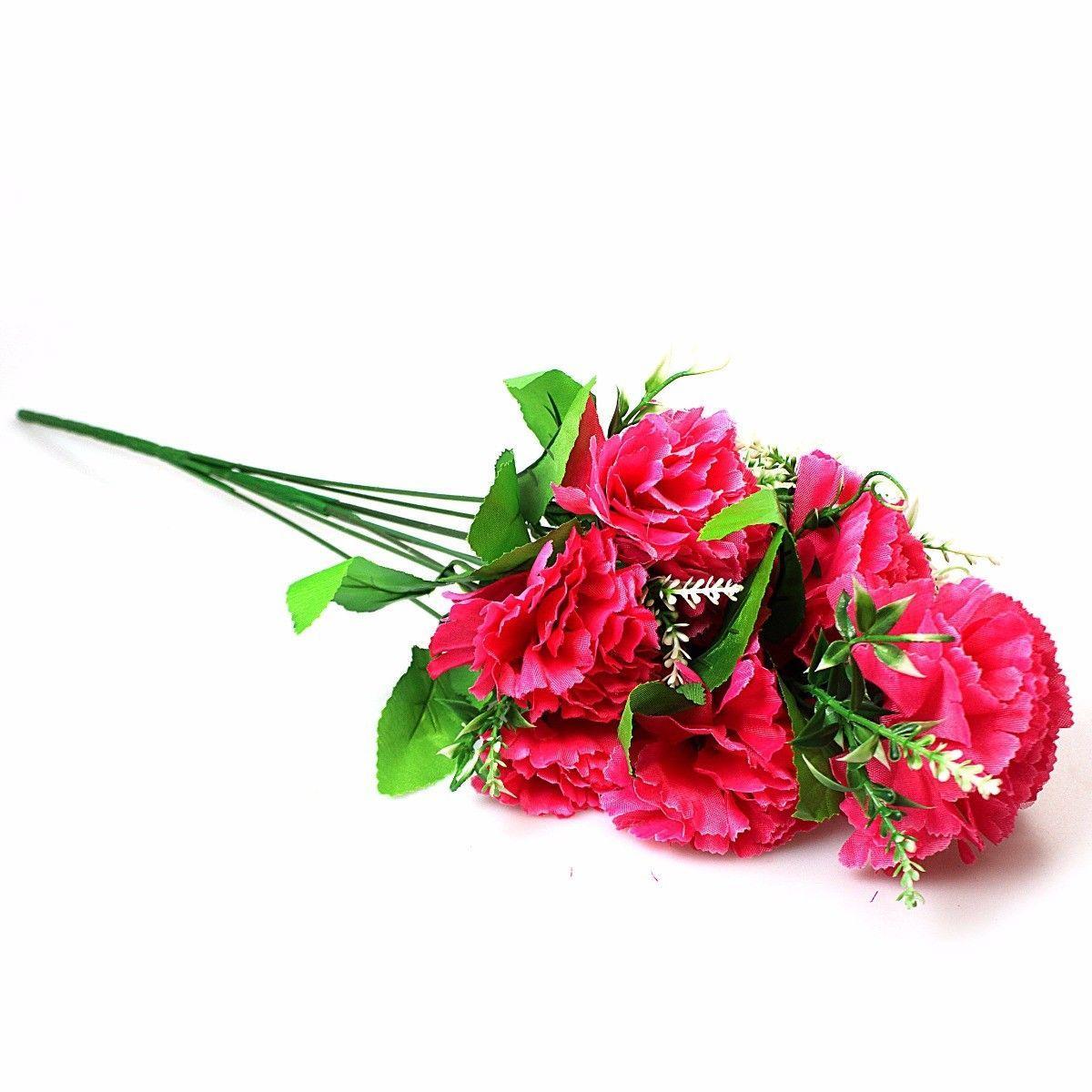 Beautiful Artificial Showpiece Flowers In Assorted Colours  1241 (Parcel Rate)