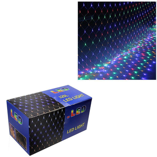 320 WEBBED LED LIGHTS IN MULTI COLOUR     3905 (Parcel Rate)