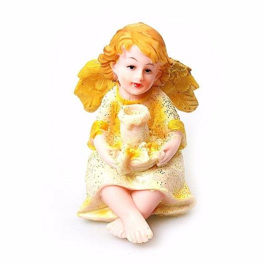 Golden Christmas Angel With Glitter 02075 (Parcel Rate)