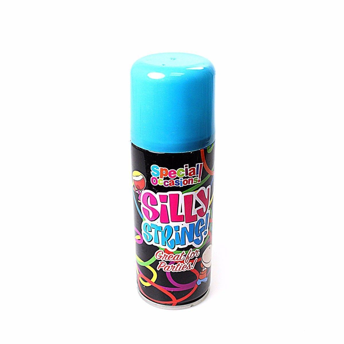Assorted Colours Silly String For Special Occasions Parties 8002 (Parcel Rate)