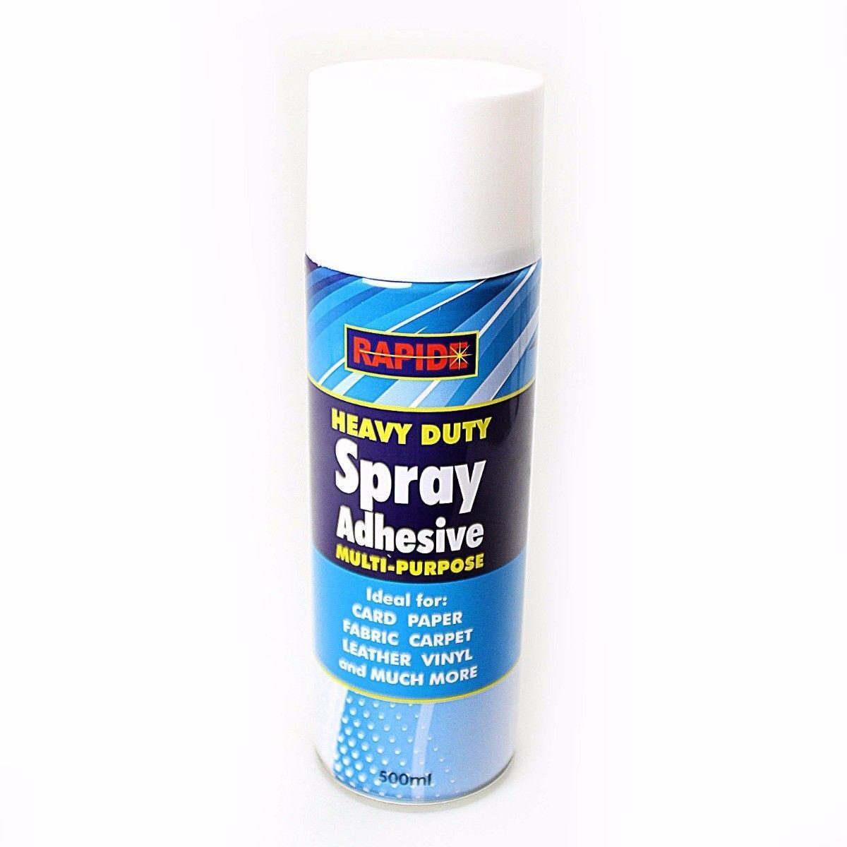 Heavy Duty 500ml Spray Multipurpose Adhesive Bond Craft Glue Paper Fabric Carpet (Parcel Rate)