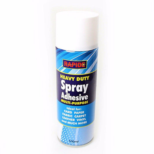 Heavy Duty 500ml Spray Multipurpose Adhesive Bond Craft Glue Paper Fabric Carpet (Parcel Rate)