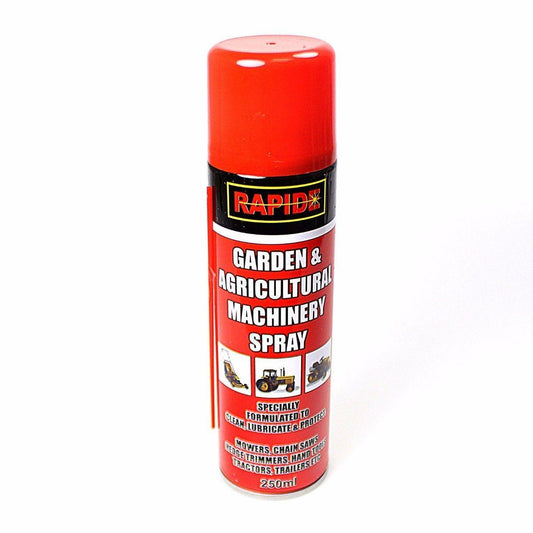Rapide Garden Agricultural Machinery Maintenance Cleaning Lubricant Spray 250ml  7774 (Parcel Rate)