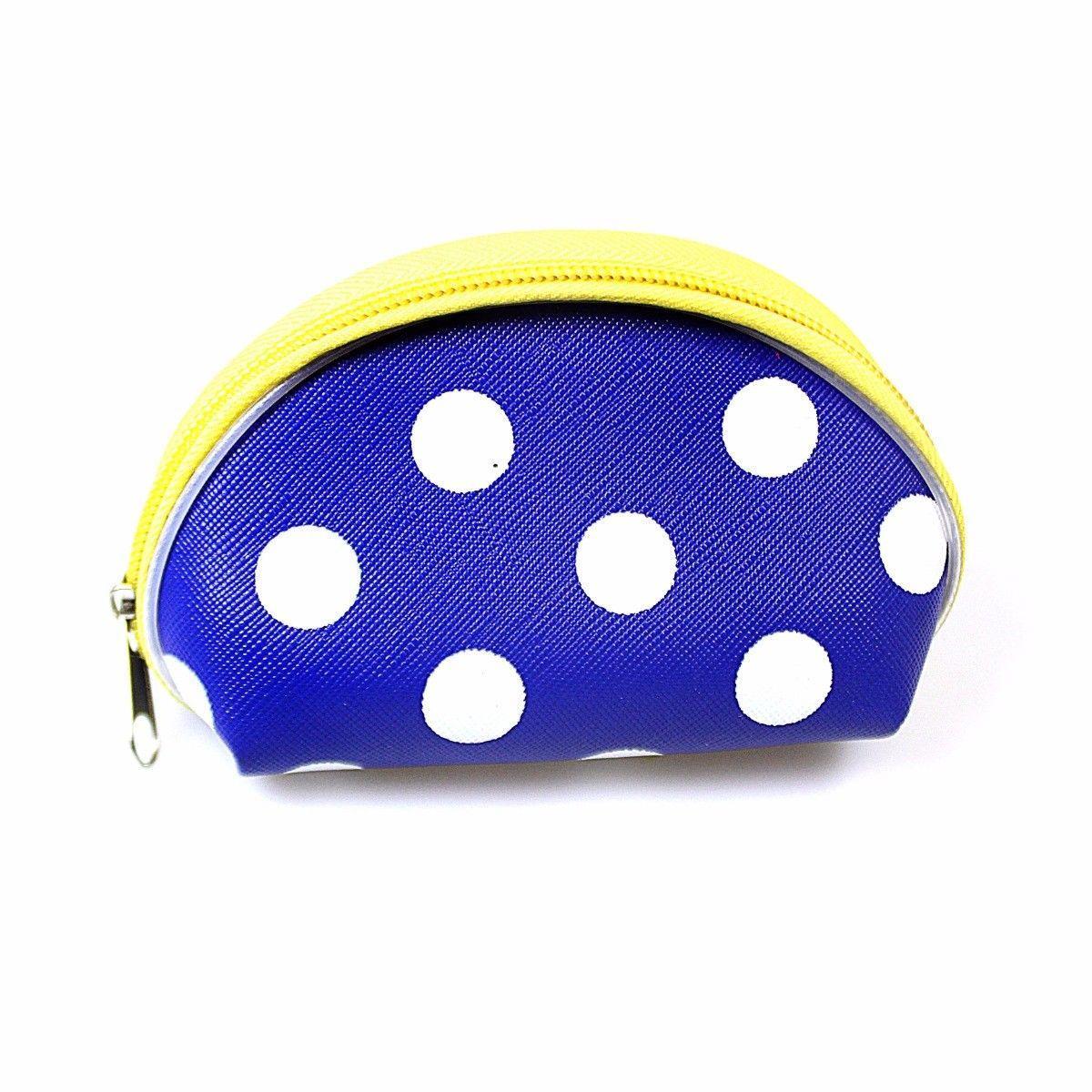 POLKA DOT LADIES PURSE IN ASSORTED COLOURS  4501 (Large Letter Rate)