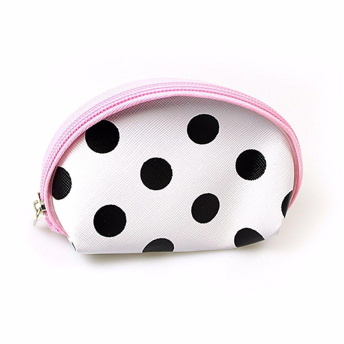 POLKA DOT LADIES PURSE IN ASSORTED COLOURS  4501 (Large Letter Rate)