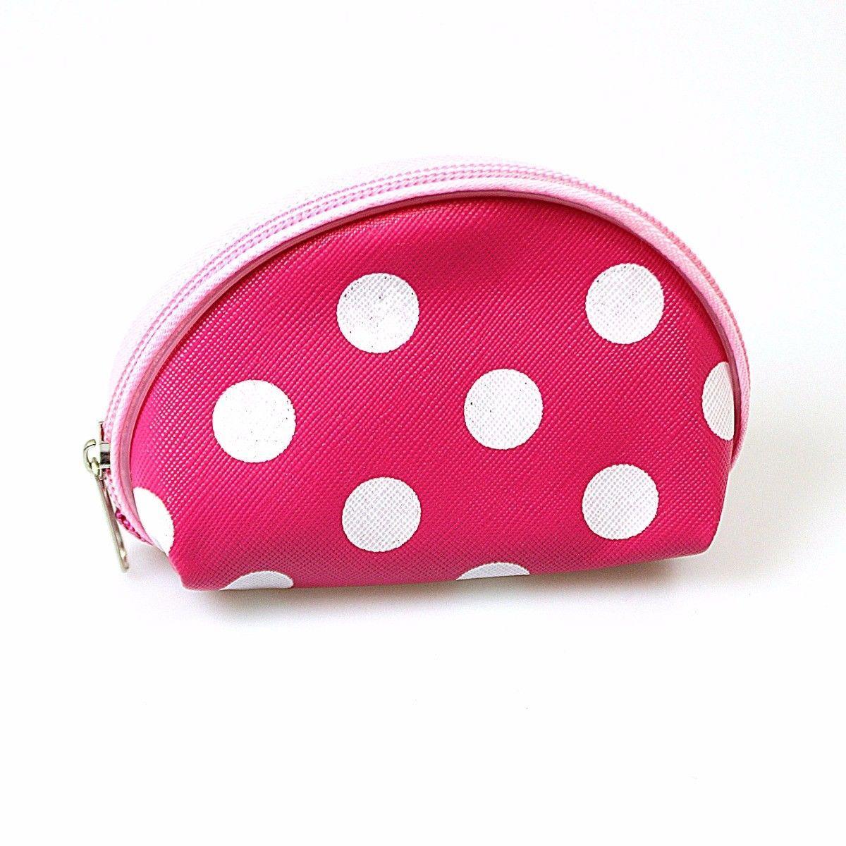 POLKA DOT LADIES PURSE IN ASSORTED COLOURS  4501 (Large Letter Rate)