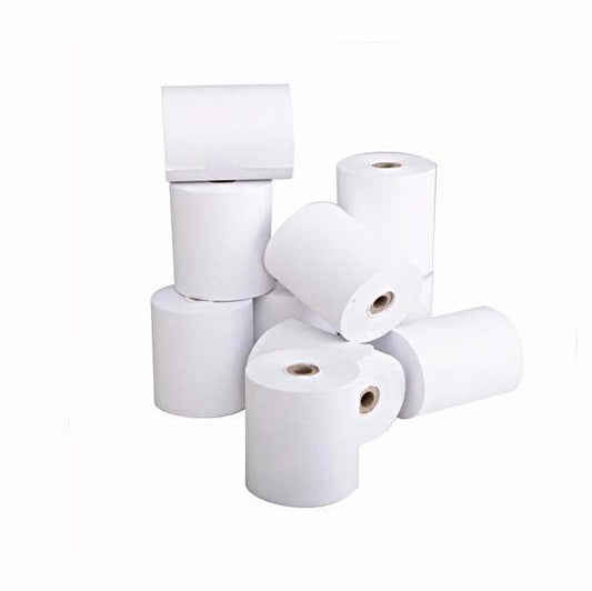 10 Pc White Cash Register Receipt Paper Roll 4319 (Parcel Rate)