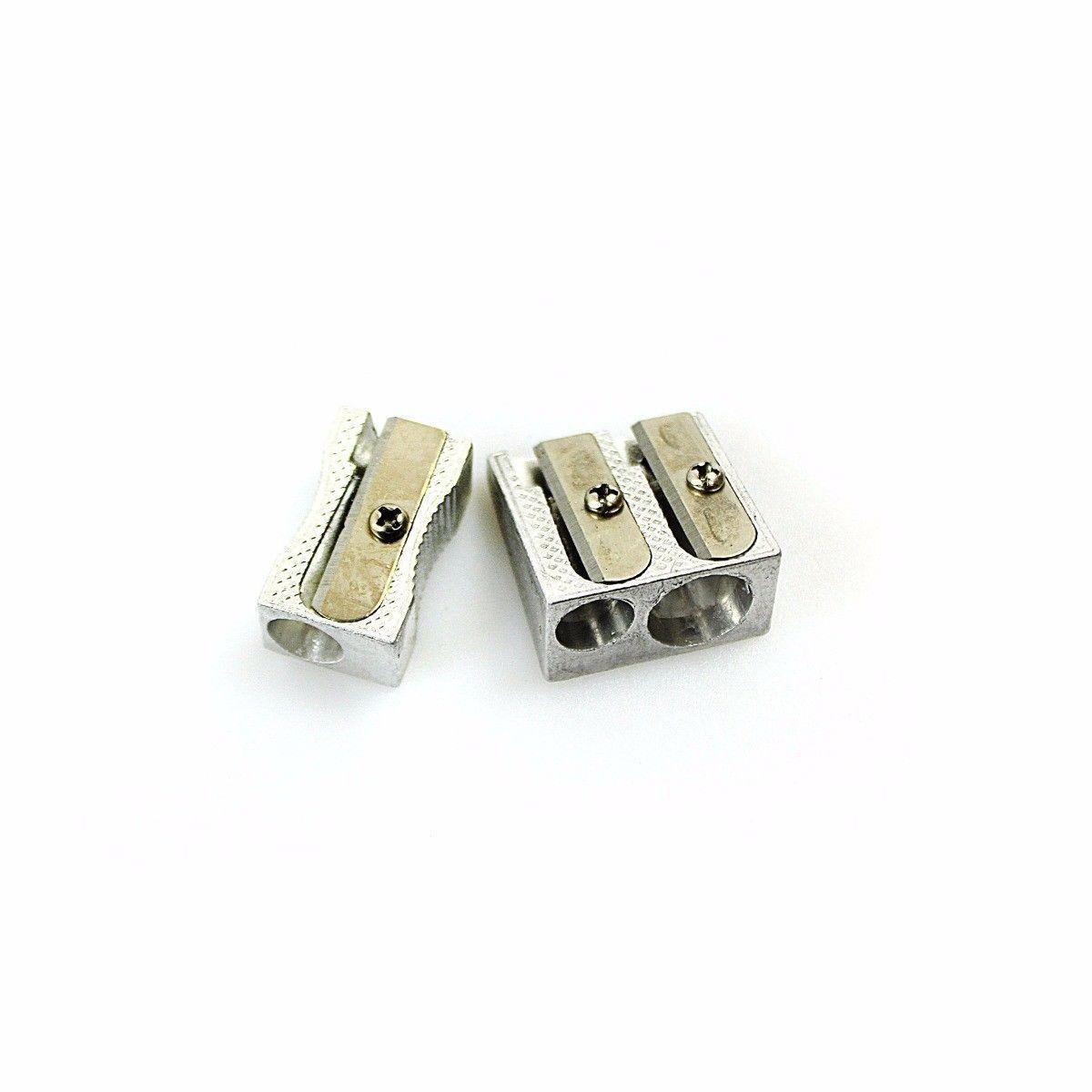 Pack Of 2 Metal Pencil Sharpeners  (Large Letter Rate)