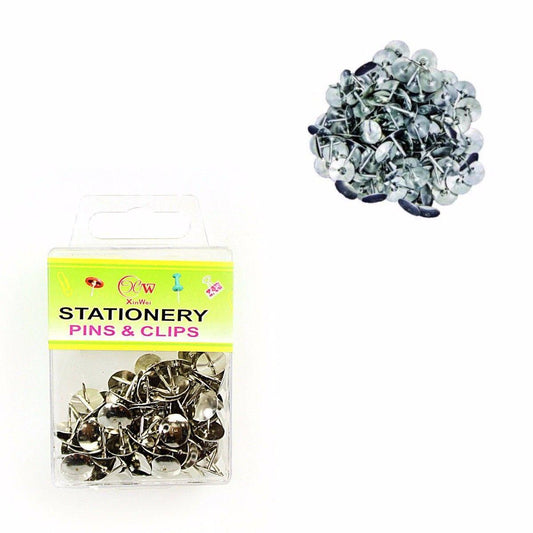 SILVER DRAWING PINS  3464 (Large Letter Rate)