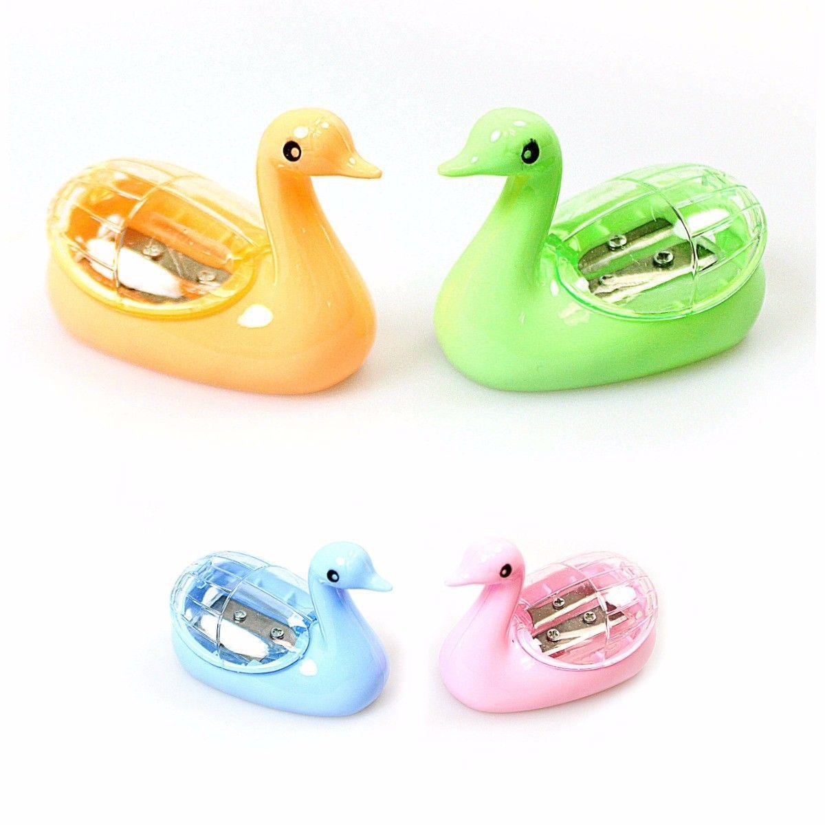 Duck Shaped Sharpener Assorted Colours Stationery 1522 (Large Letter Rate)