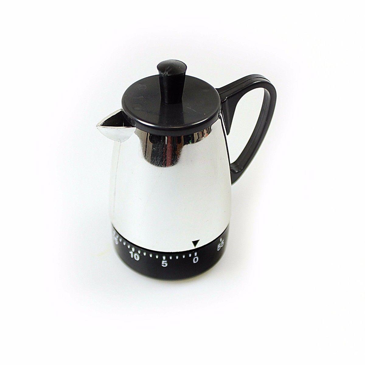 Modern Timer Kettle 80mm x 100mm Kitchen Home 4382 (Parcel Rate)