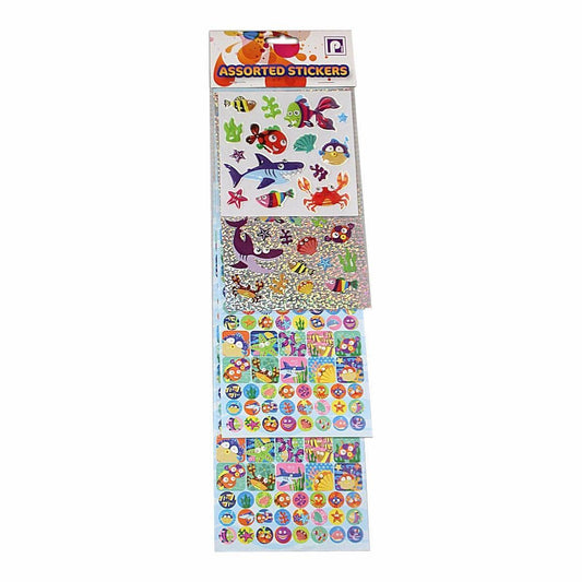 Assorted Sea Life Kids Boys Girls Stickers 3614 (Parcel Rate)
