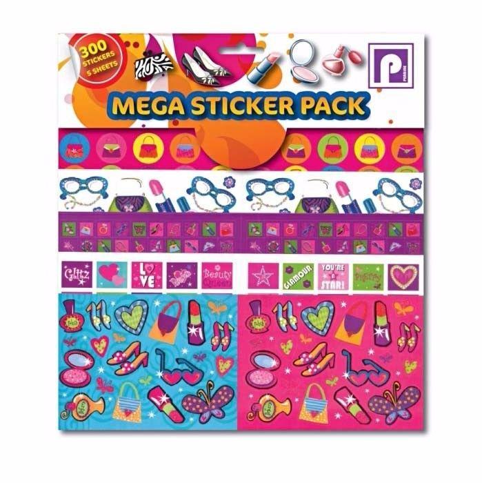 Mega Sticker Pack 300 Stickers P2562 (Parcel Rate)