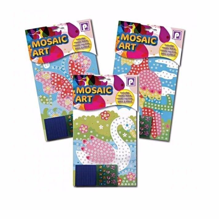 Mosaic Art Activities Art & Crafts Mosaic Set 3621 (Parcel Rate)