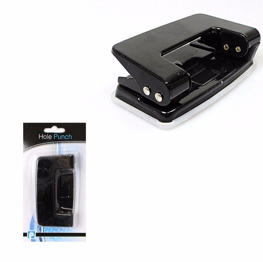 Essentials Black Hole Punch Stationery Office Home P3029 (Parcel Rate)