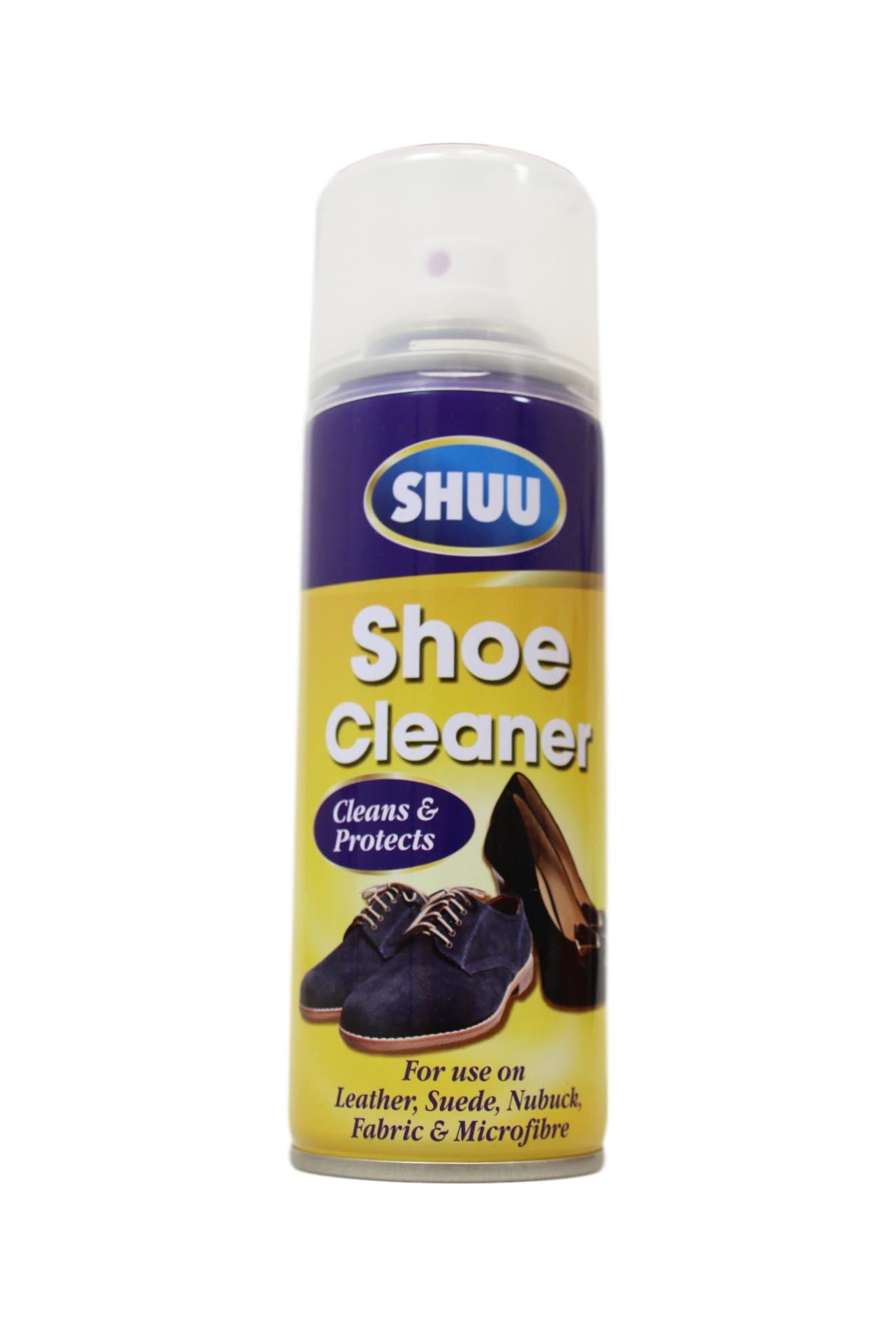 Shuu Shoe Cleaner 200ml Cleans and Protects Shoes Ideal for Leather, Suede, Nubuck and Fabric 5706 (Parcel Rate) 5706 (Parcel Rate)