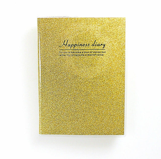 Happiness Diary Notebook Assorted Colours 12 x 9 cm 3258 (Parcel Rate)