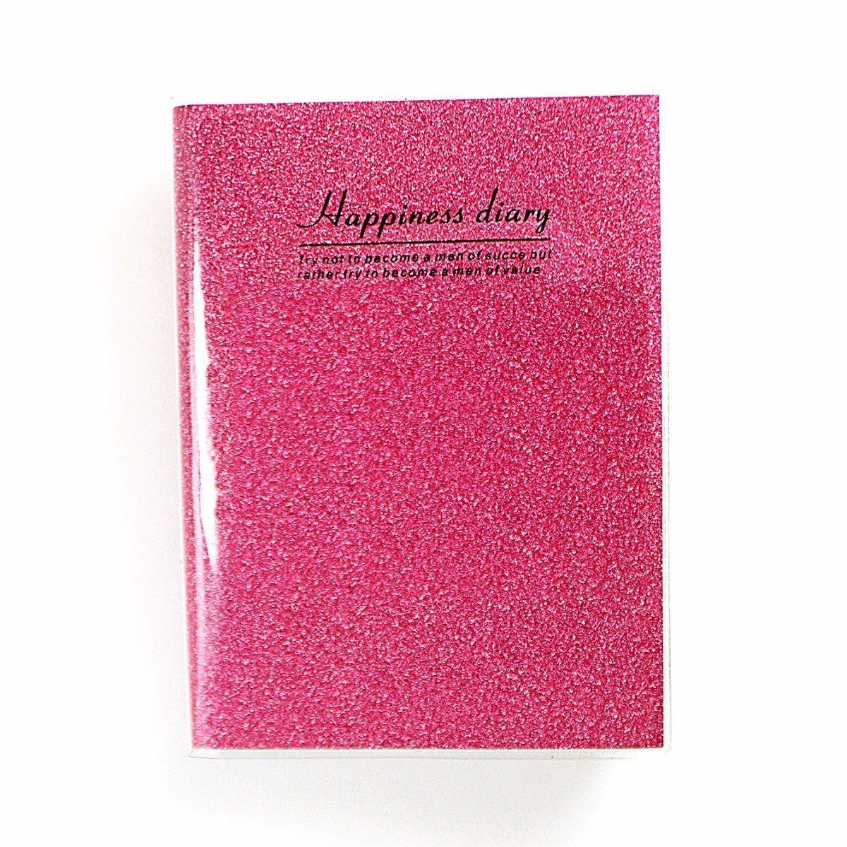 Happiness Diary Notebook Assorted Colours 12 x 9 cm 3258 (Parcel Rate)