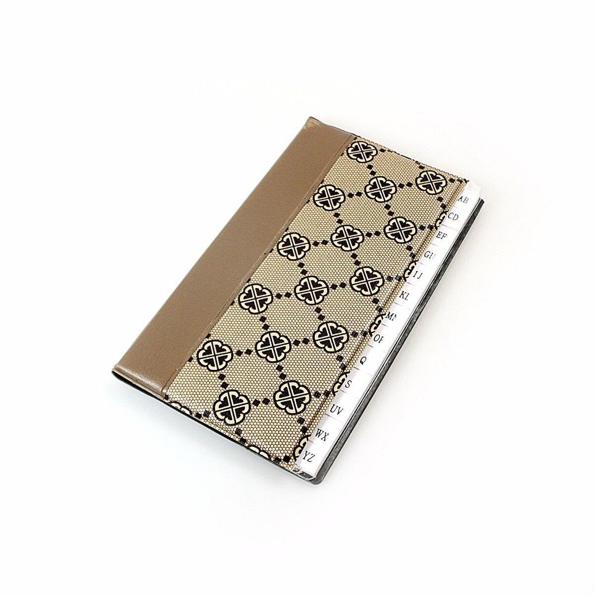 Standard Beige Address Book A6 Size Home 0739 (Large Letter Rate)