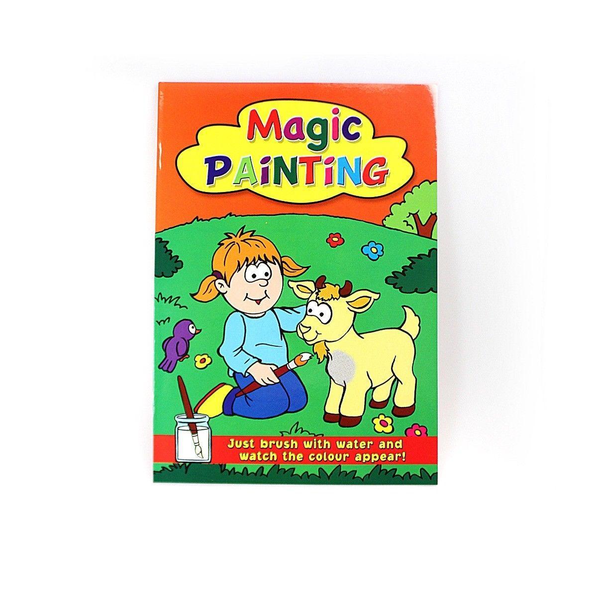 Children's Craft Magic Painting Book 1 & 2 A4 Size P2165 (Large Letter Rate)